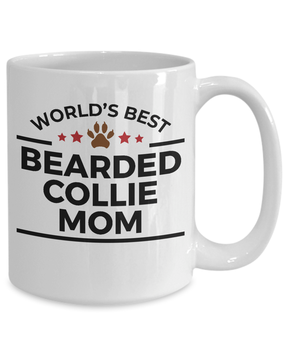 Bearded Collie Dog Mom Coffee Mug