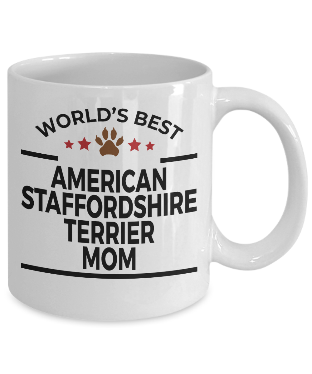 American Staffordshire Terrier Dog Mom Coffee Mug