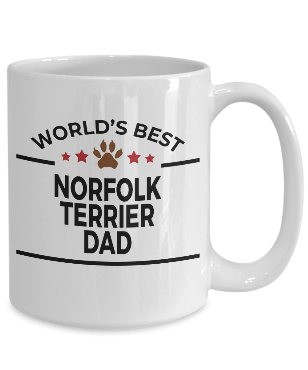 Norfolk Terrier Dog Dad Coffee Mug