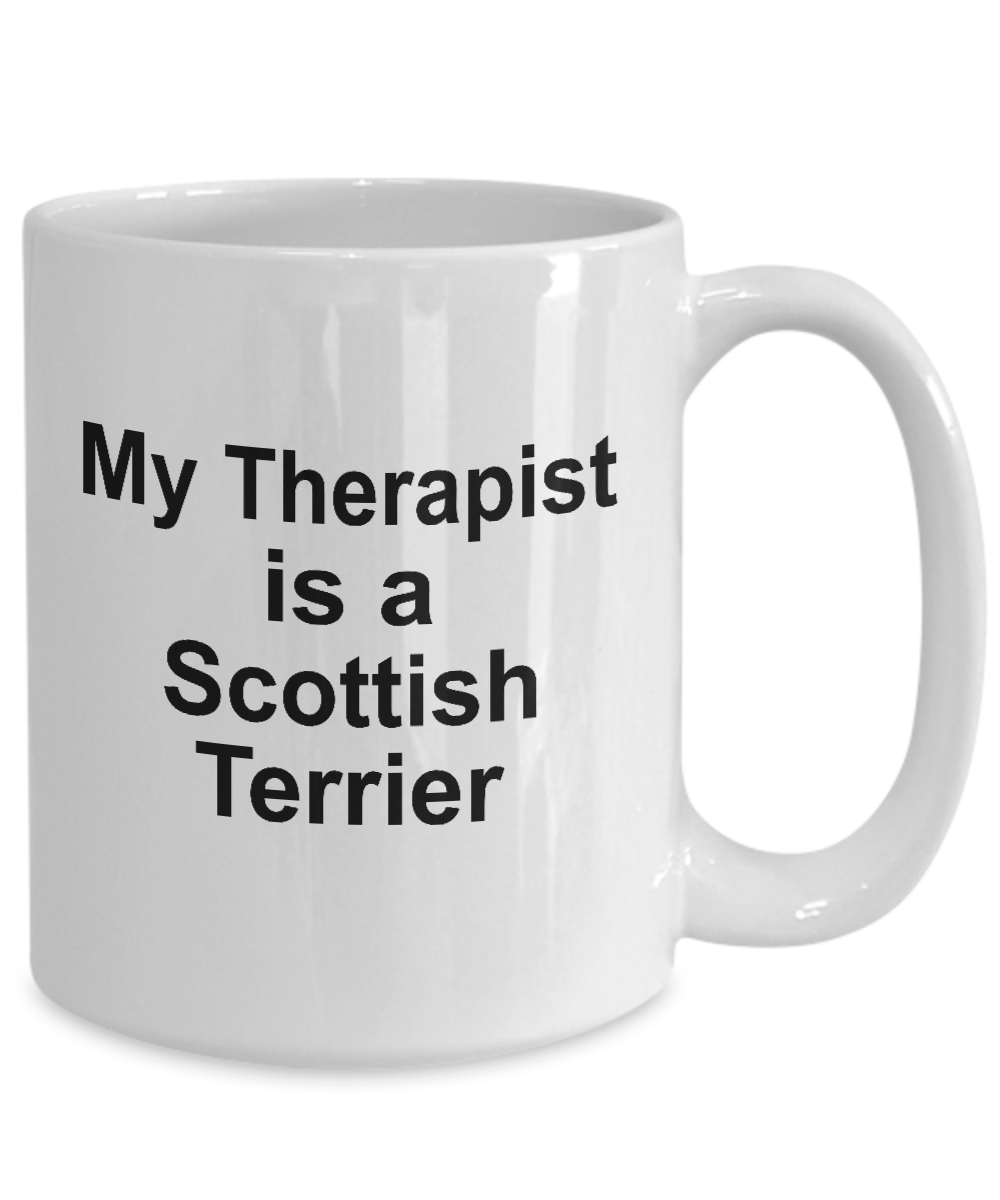 Scottish Terrier Dog Funny Therapist Coffee Mug