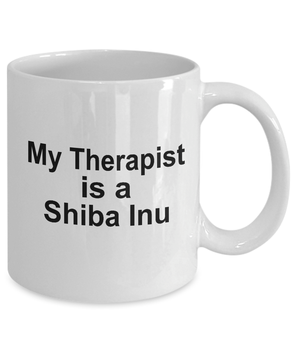 Shiba Inu Dog Therapist Coffee Mug