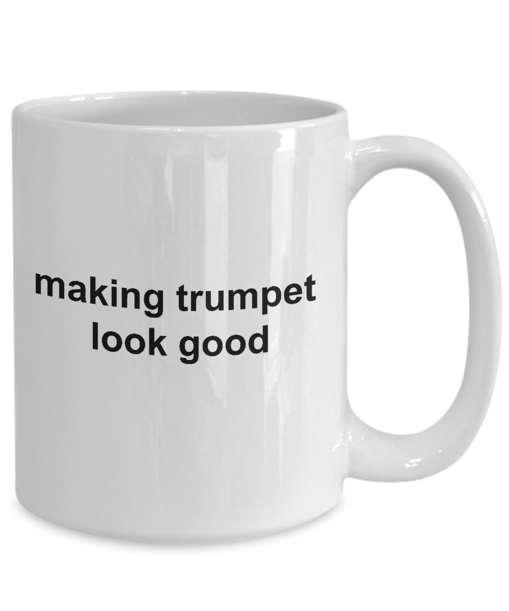 Trumpet Player Coffee Mug Makes a Great Musician Gift