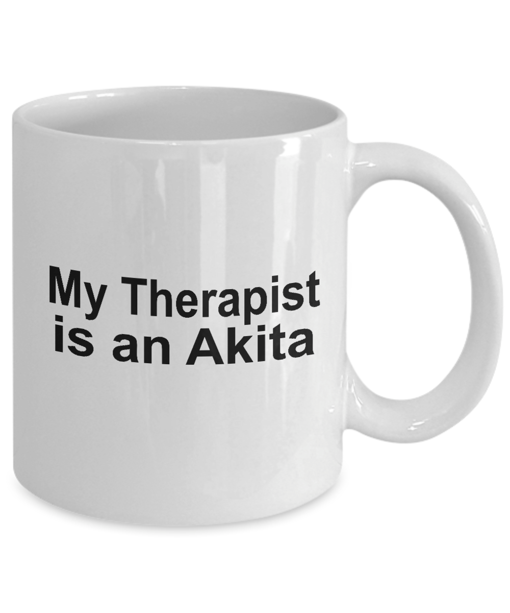 Akita Dog Therapist Coffee Mug