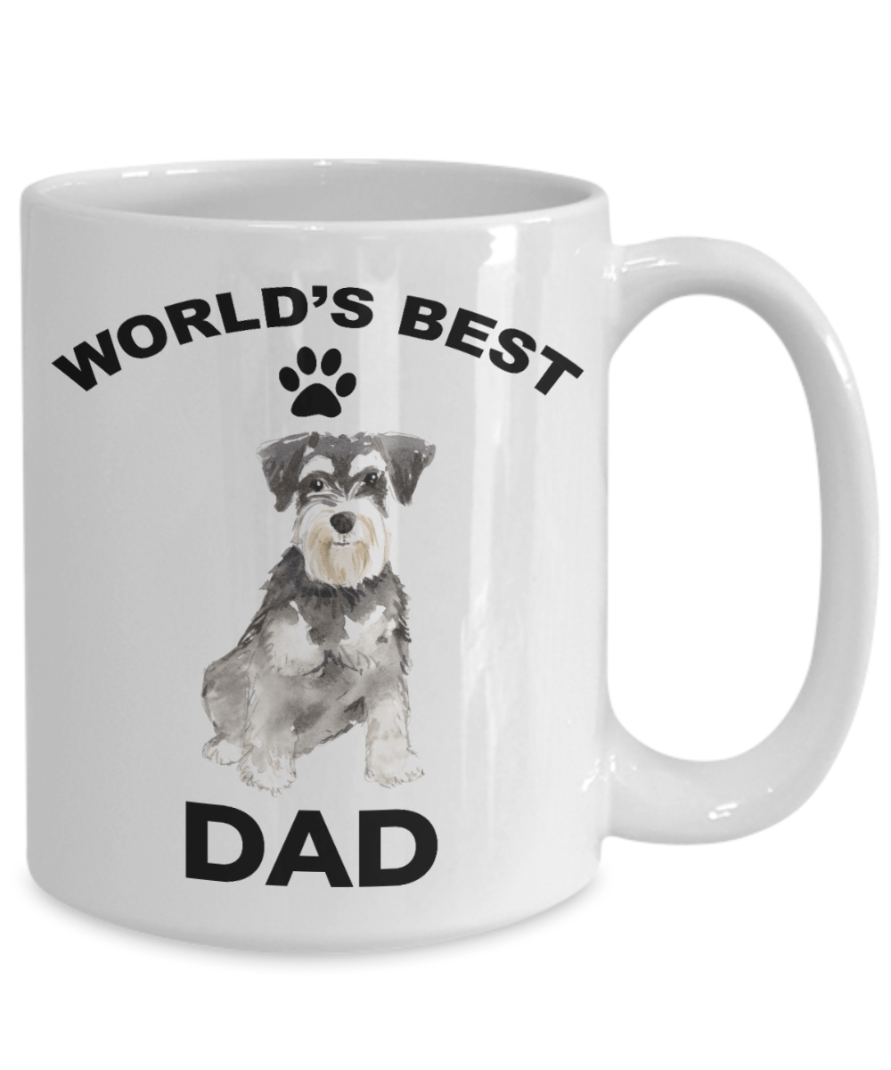 Miniature Schnauzer Best Dad Coffee Mug