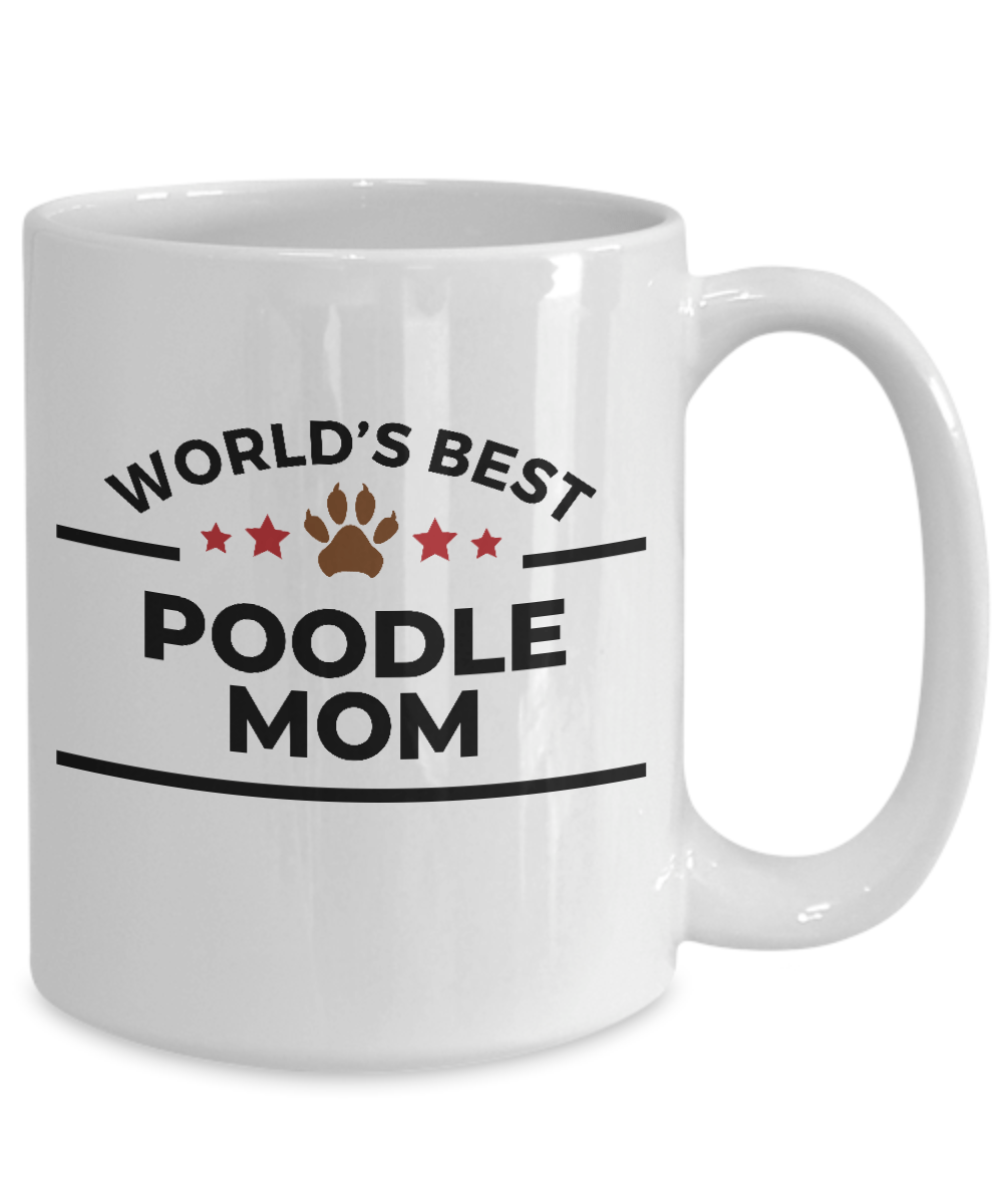 World's Best Poodle Mom Ceramic Mug