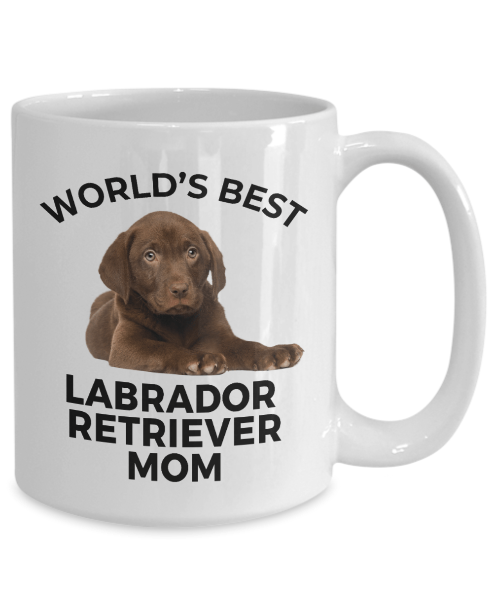 Labrador Retriever Chocolate Puppy Dog Mom Coffee Mug