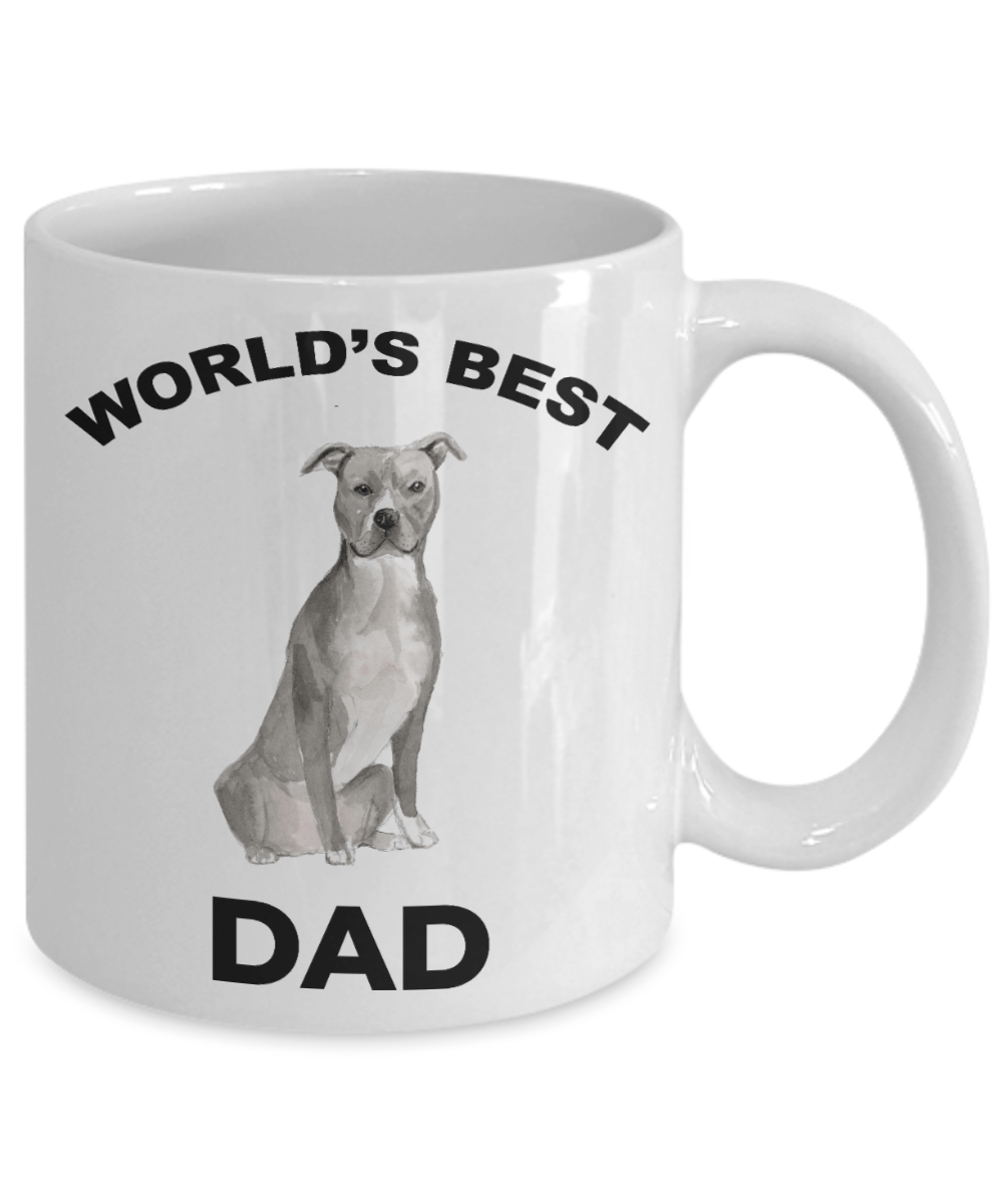 American Staffordshire Terrier Best Dog Dad Coffee Mug