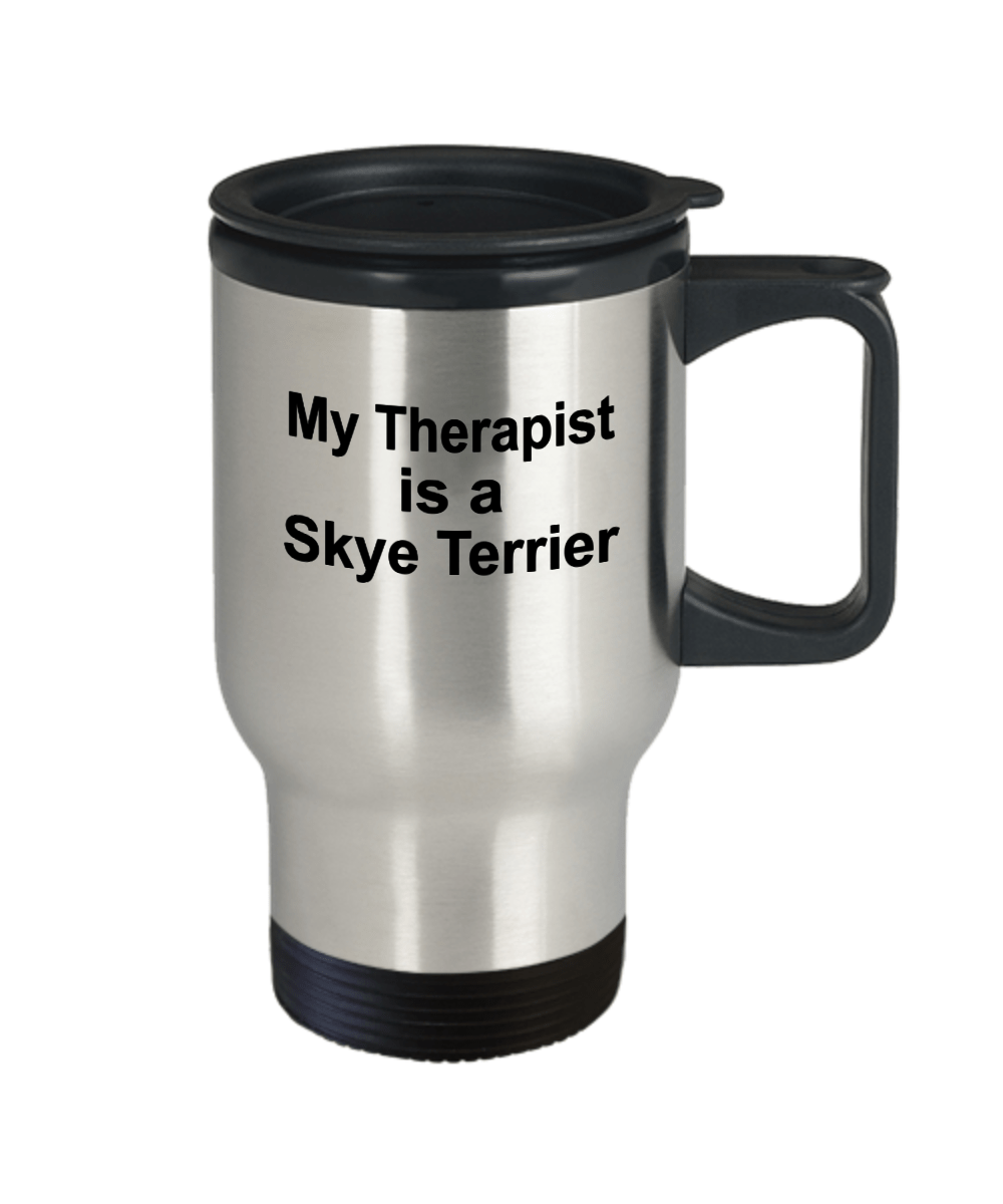 Skye Terrier Dog Therapist Travel Coffee Mug
