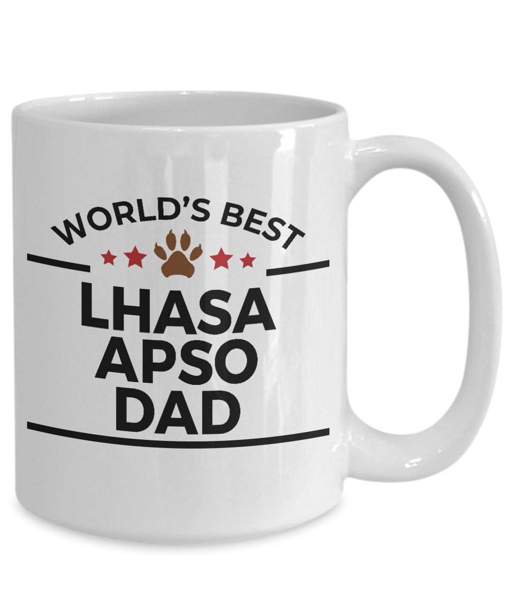 Lhasa Apso Dog Dad Coffee Mug