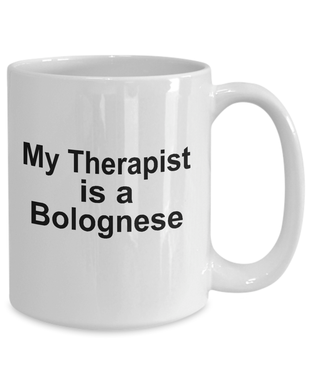 Bolognese Dog Therapist Coffee Mug