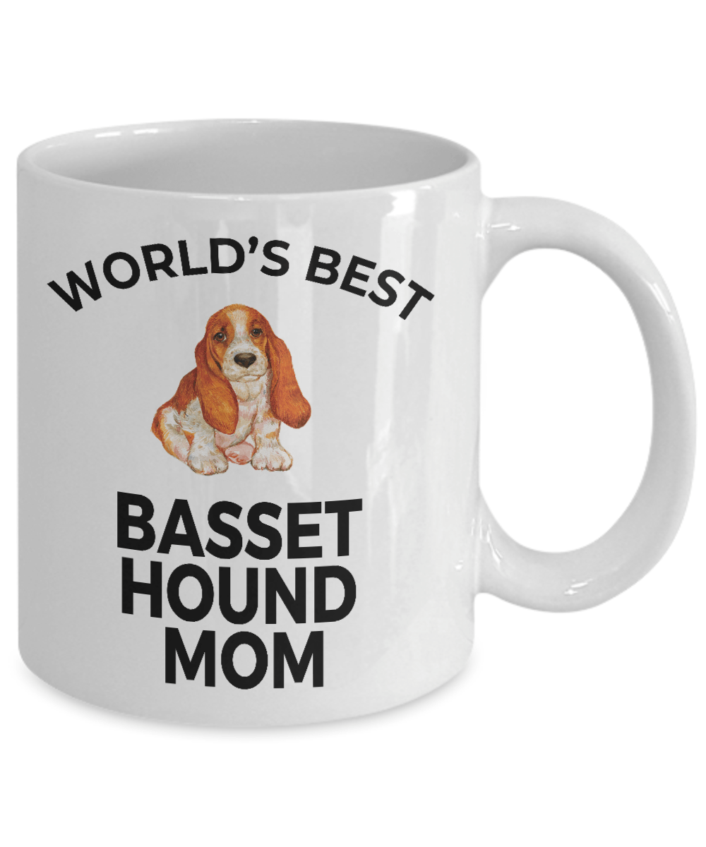 Basset Hound Puppy Dog Mom Coffee Mug