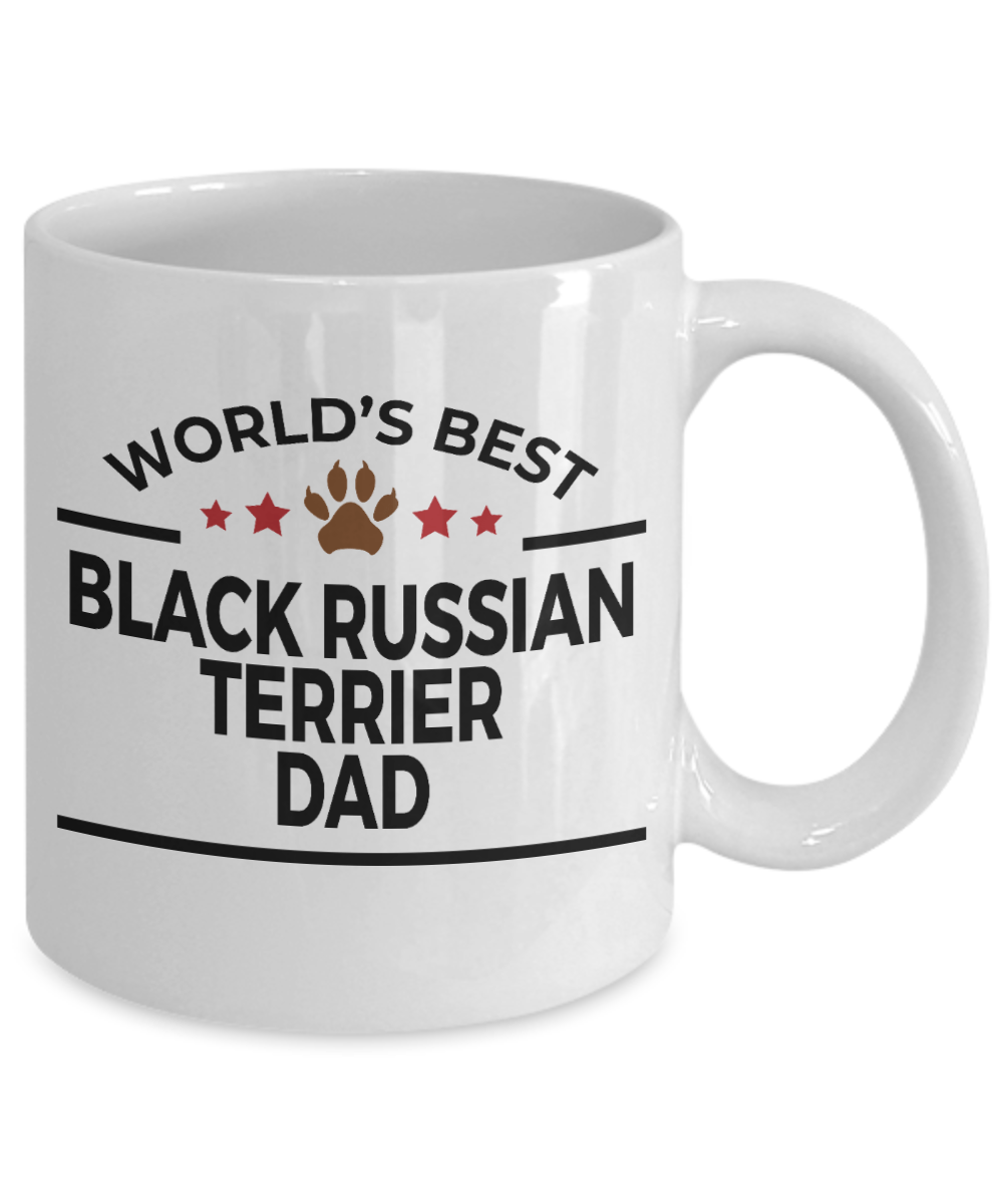 Black Russian Terrier Dog Dad Coffee Mug