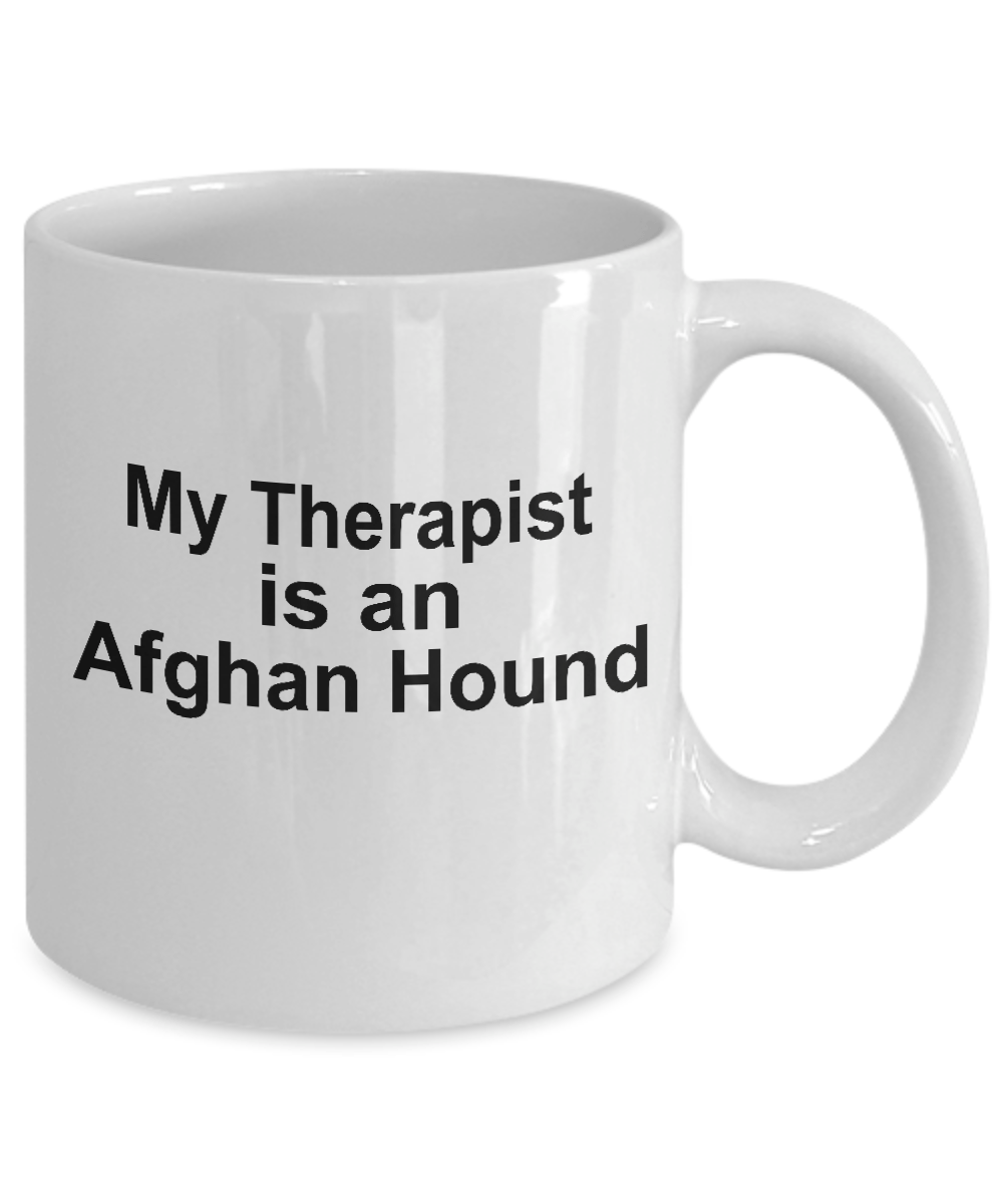 Afghan Hound Dog Therapist Coffee Mug