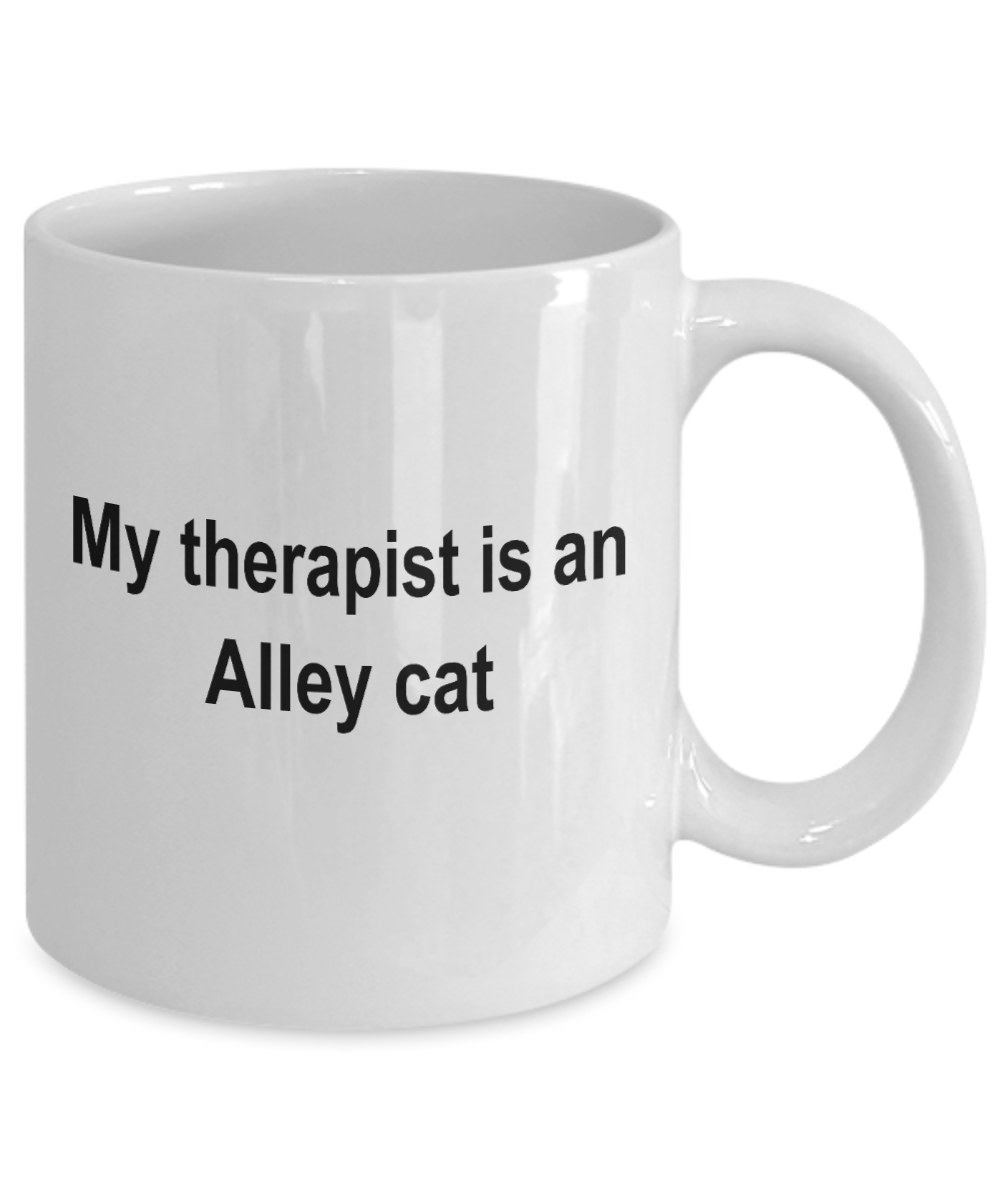 Alley Cat Therapist Coffee Mug