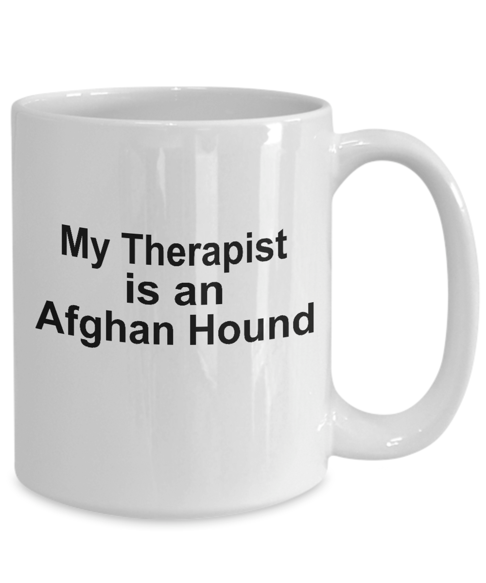 Afghan Hound Dog Therapist Coffee Mug