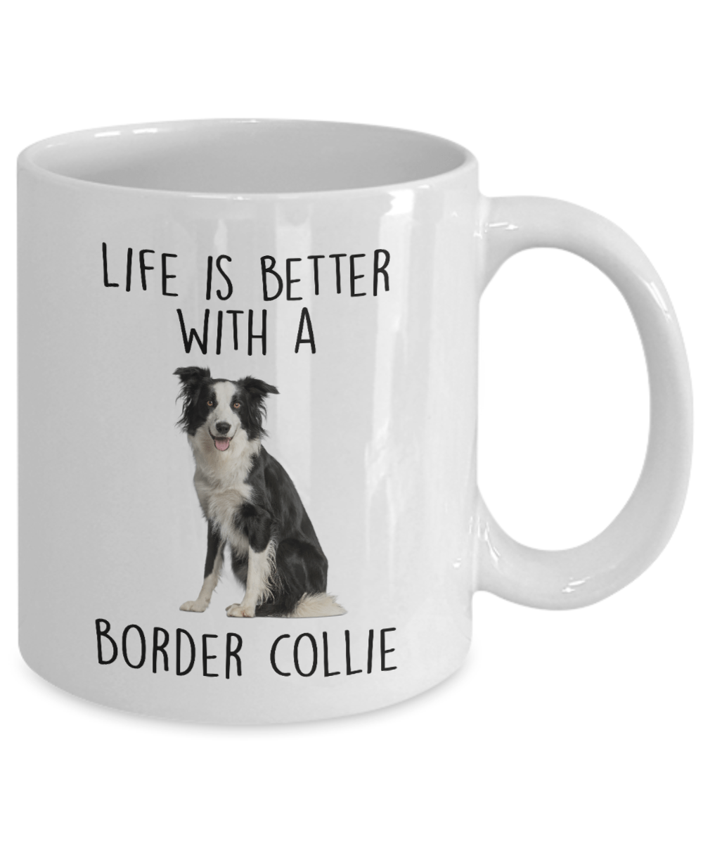 Border Collie Dog Ceramic Coffee Mug - Life is Better