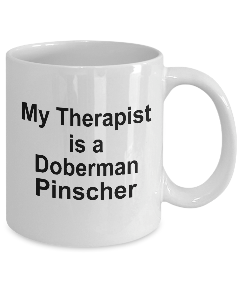 Doberman Pinscher Dog Therapist Coffee Mug