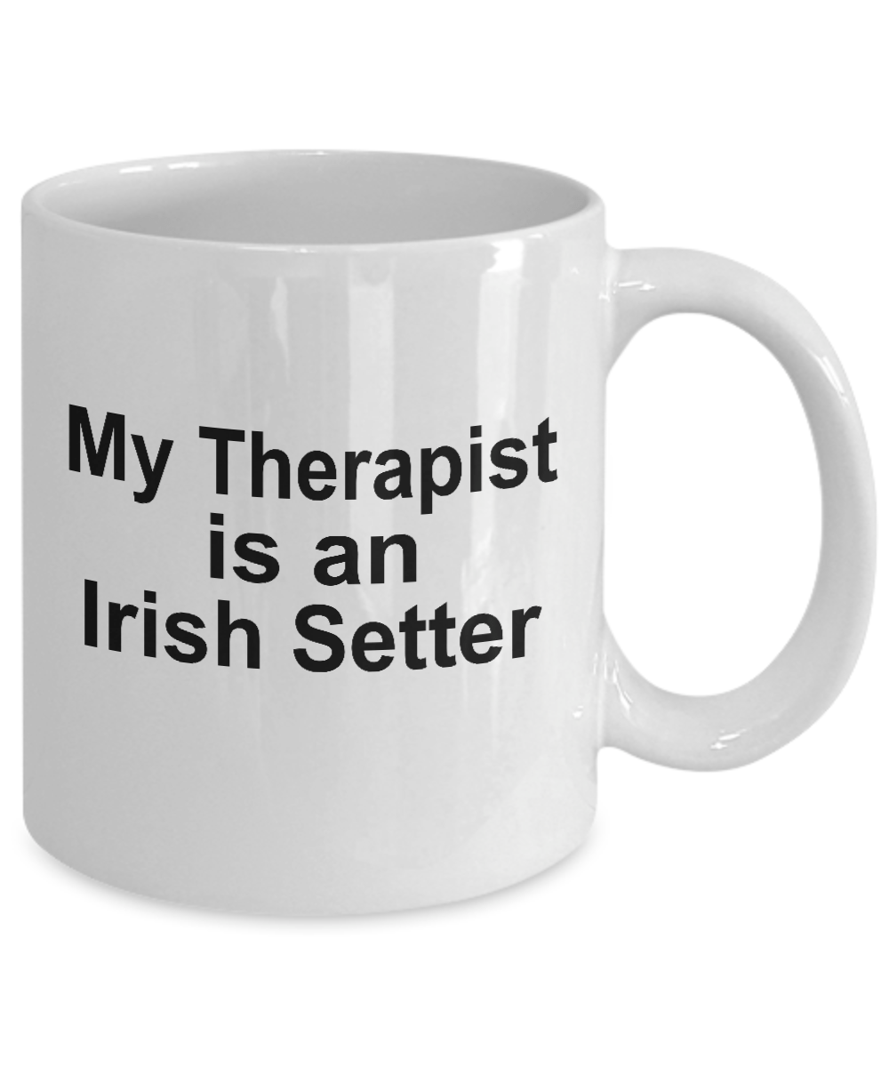 Irish Setter Dog Therapist Coffee Mug