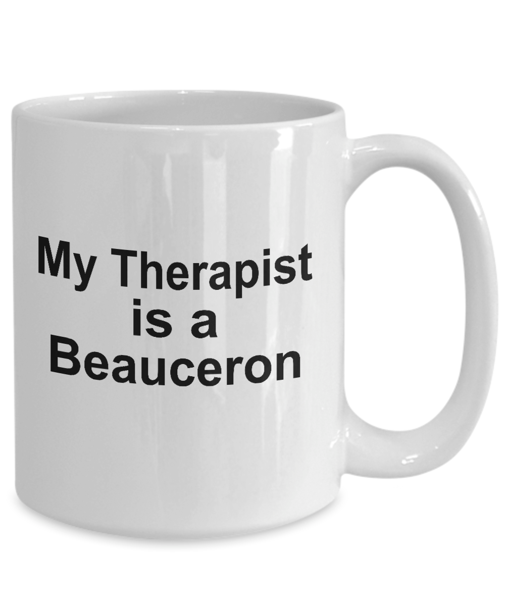 Beauceron Dog Therapist  Coffee Mug