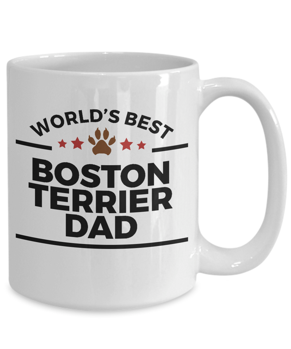 Boston Terrier Dog Dad Coffee Mug