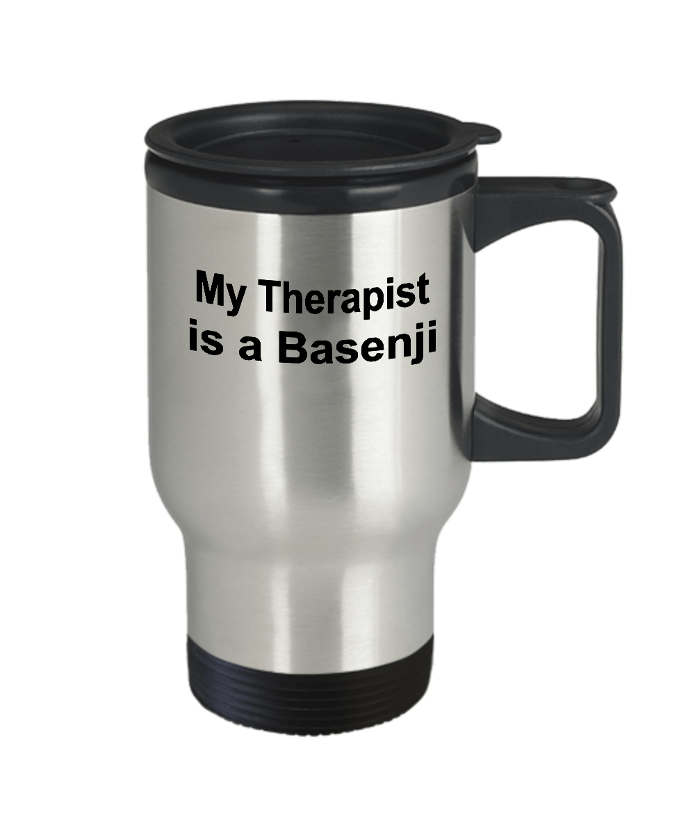 Basenji Dog Therapist Travel Coffee Mug