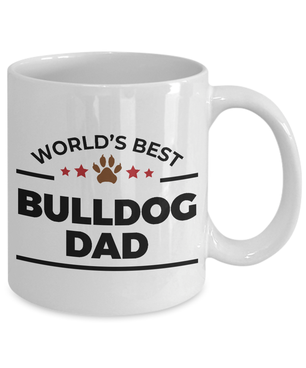 World's Best Bulldog Dad Ceramic Mug