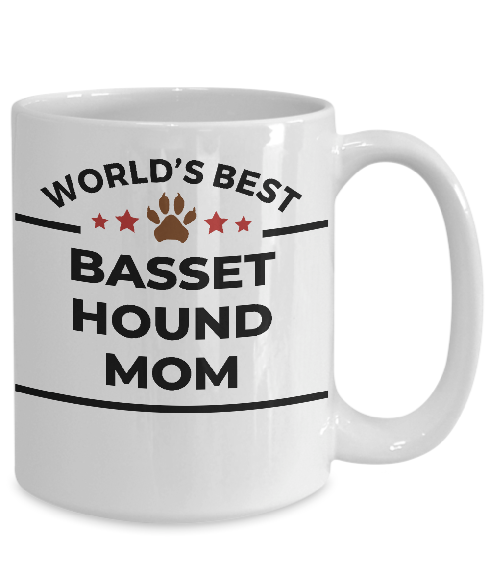 Basset Hound Dog Mom Coffee Mug