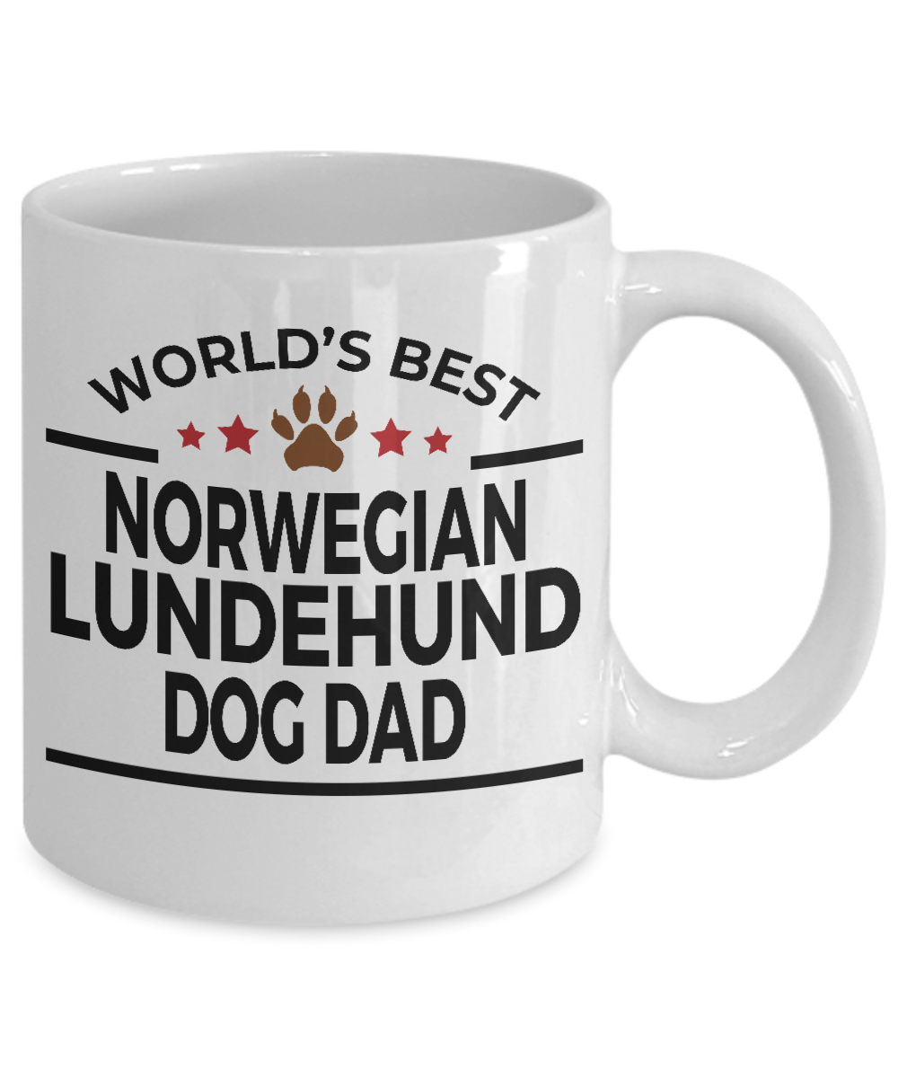 Norwegian Lundehund Dog Dad Coffee Mug