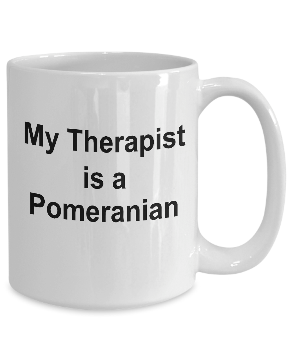 Pomeranian Dog Therapist Coffee Mug