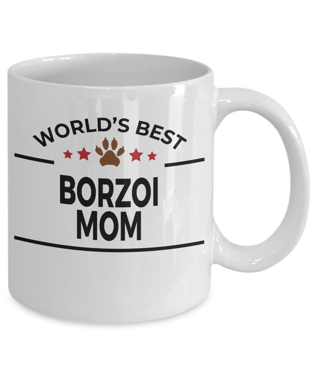 Borzoi Dog Mom Coffee Mug