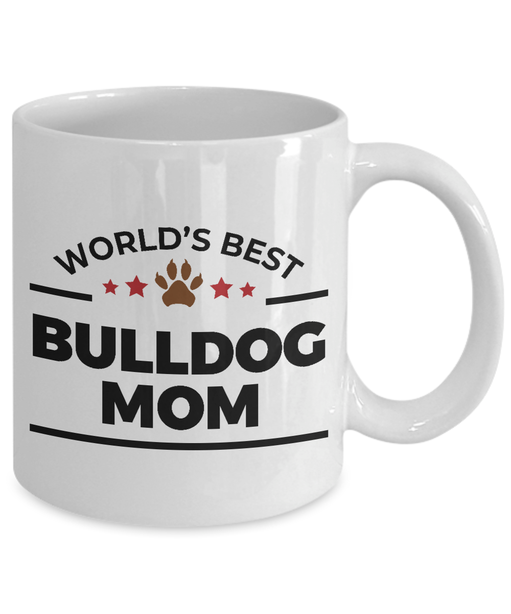 World's Best Bulldog Mom Ceramic Mug
