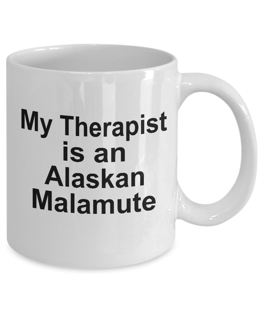 Alaskan Malamute Dog Therapist Coffee Mug