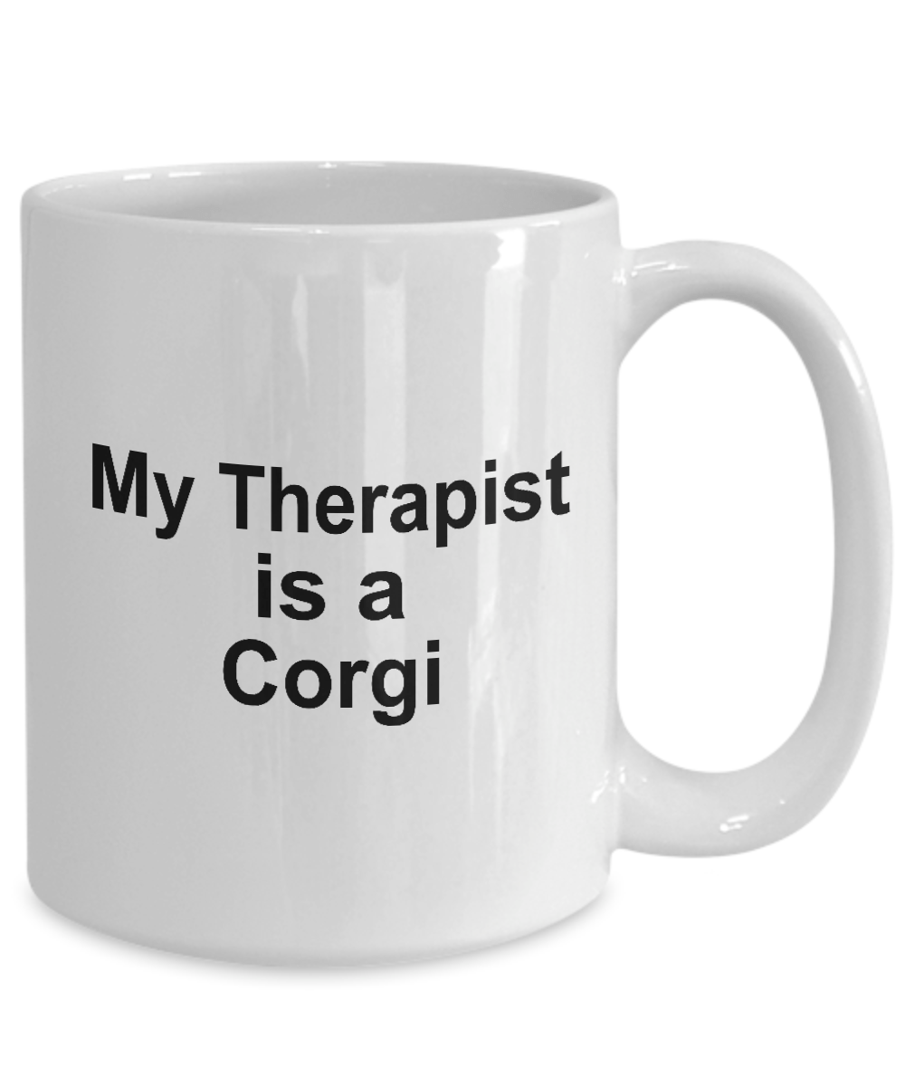 Funny Corgi Dog Therapist Coffee Mug