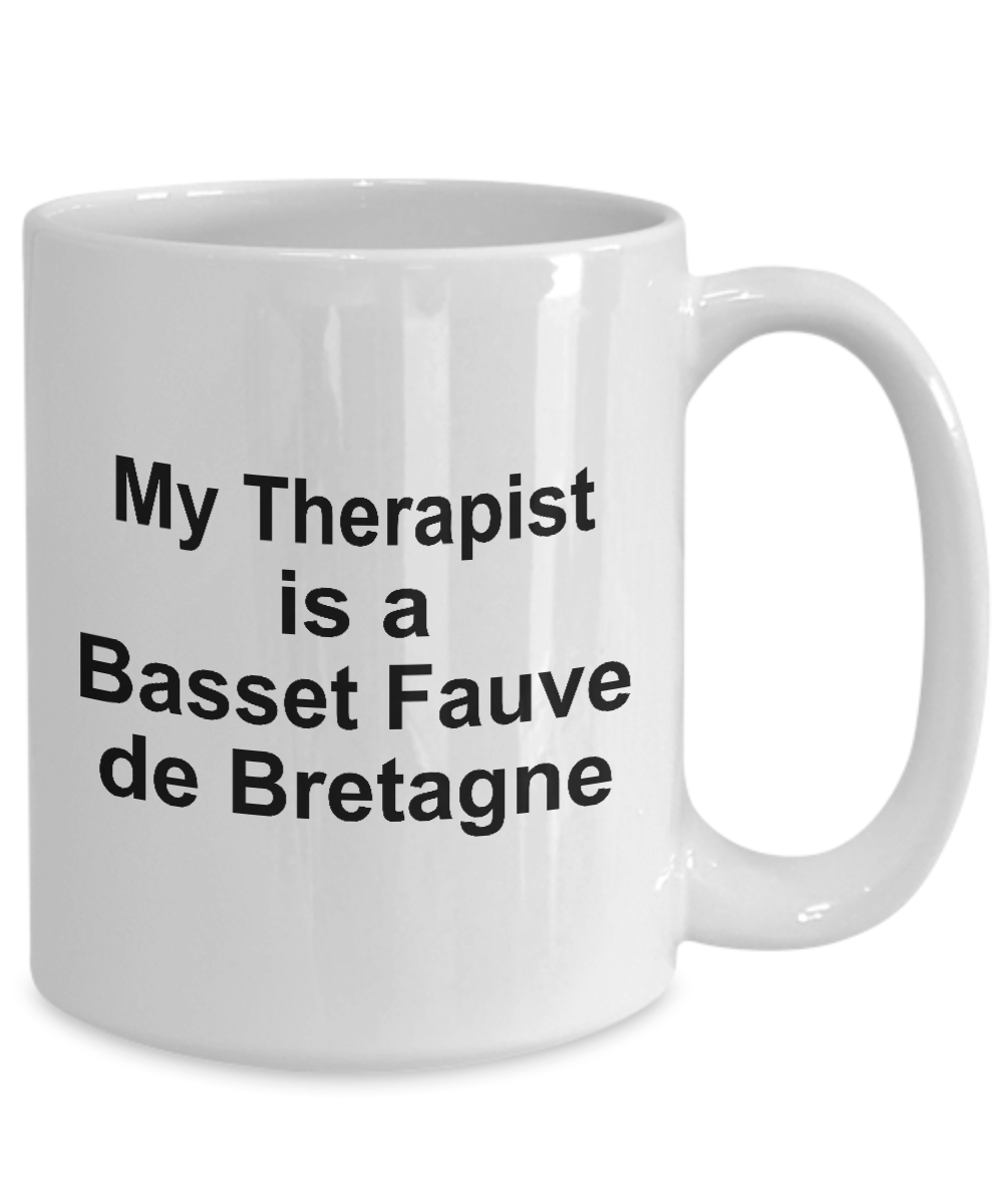 Basset Fauve de Bretagne Dog Therapist Coffee Mug
