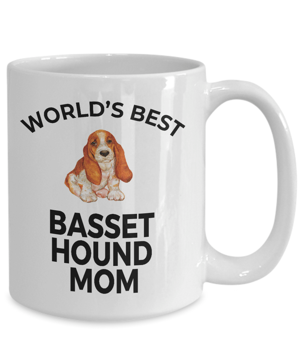 Basset Hound Puppy Dog Mom Coffee Mug