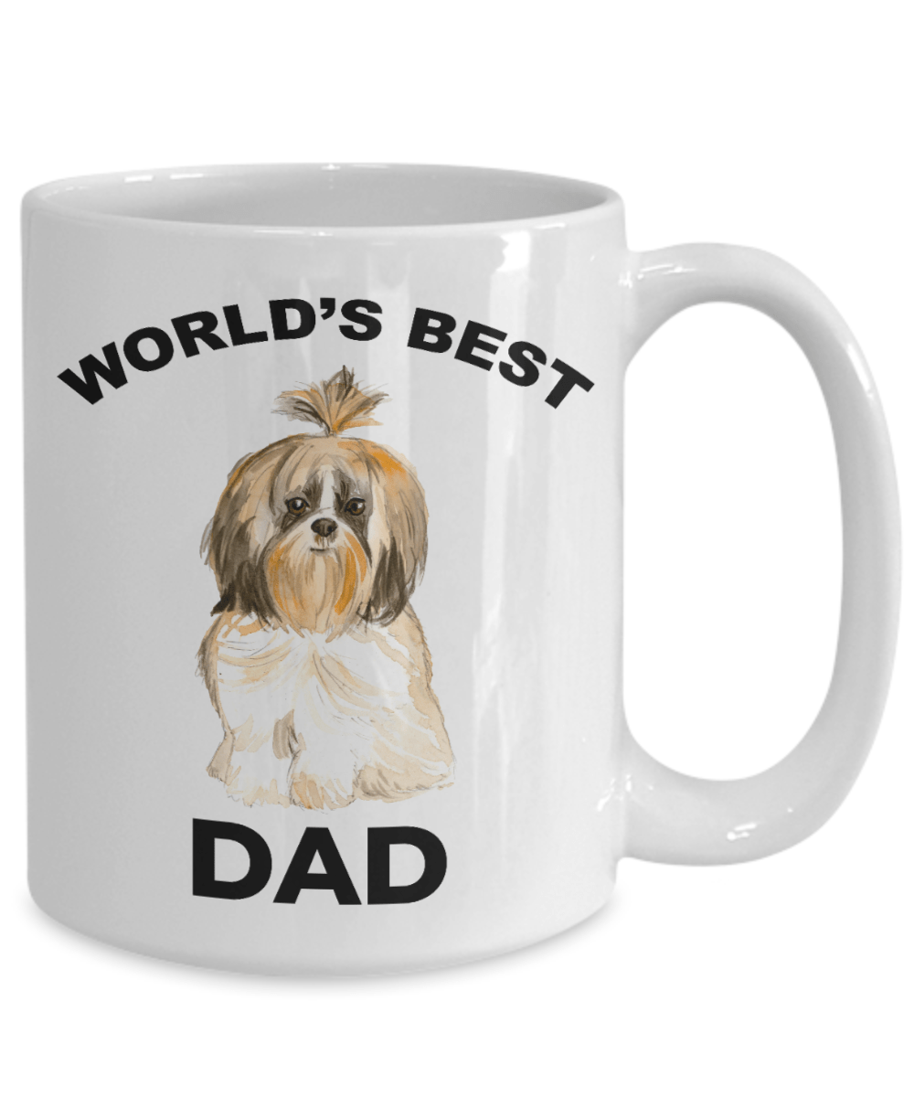 Shih Tzu Best Dog Dad Coffee Mug