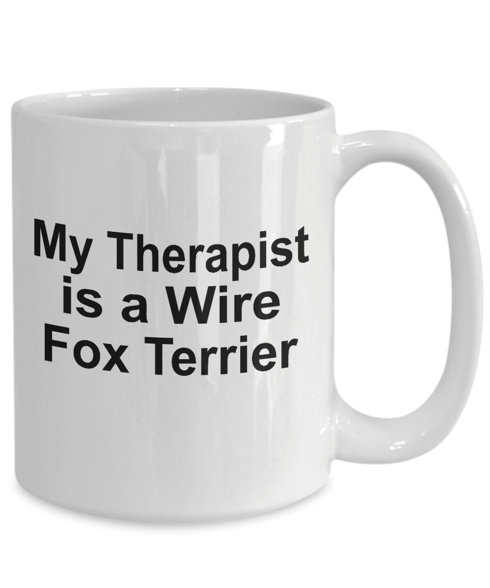 Wire Fox Terrier Dog Therapist Coffee Mug