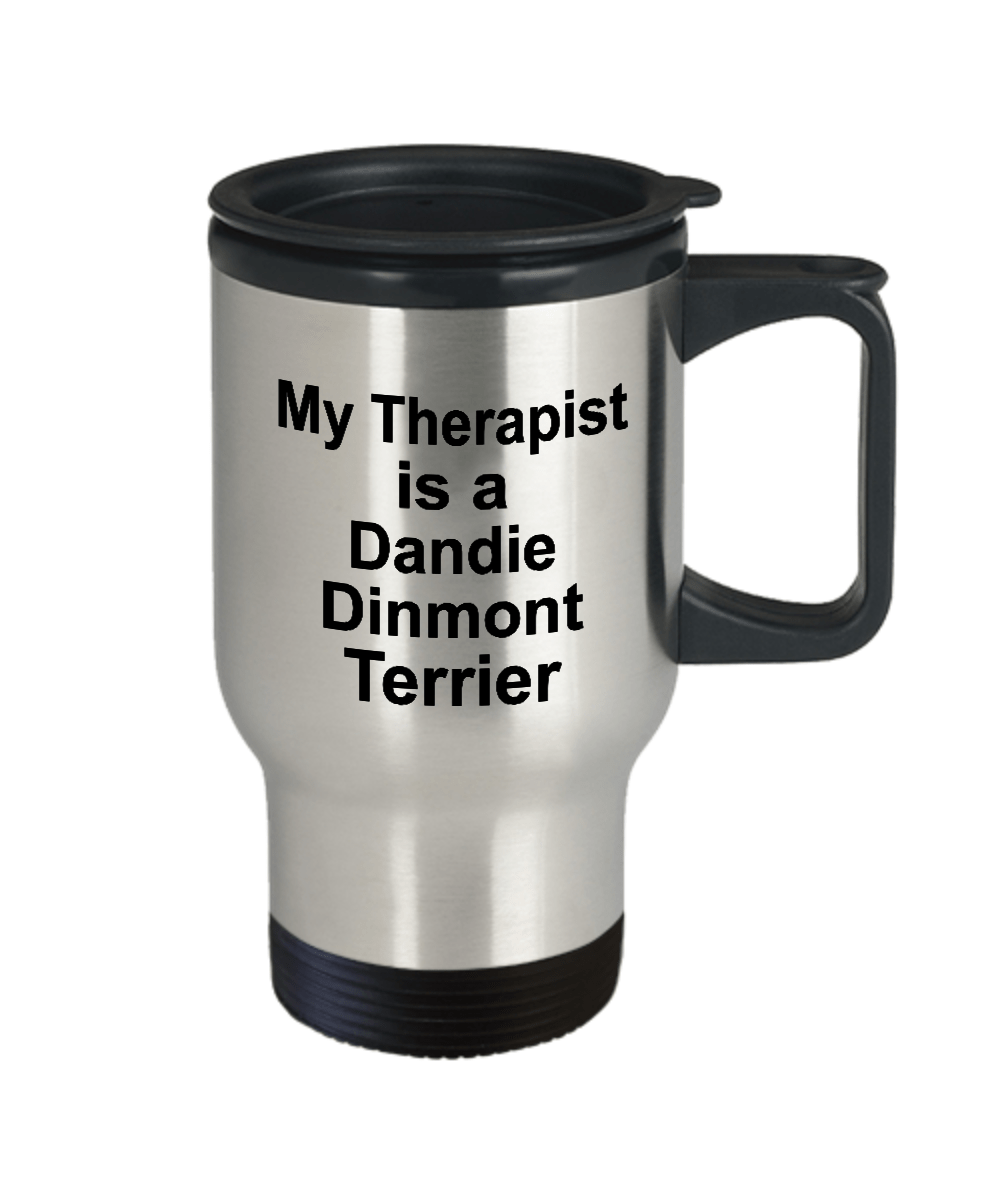 Dandie Dinmont Terrier Dog Therapist Travel Coffee Mug
