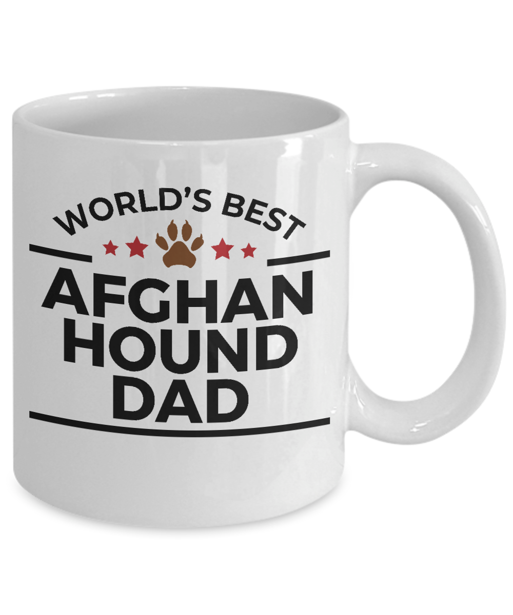 Afghan Hound Dog Dad Ceramic Coffee Mug