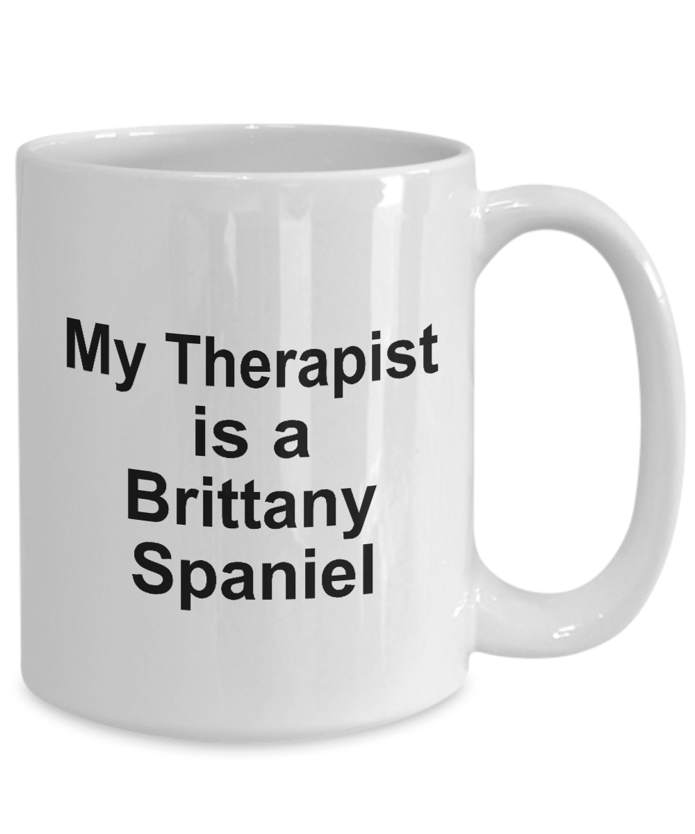 Brittany Spaniel Dog Therapist Coffee Mug