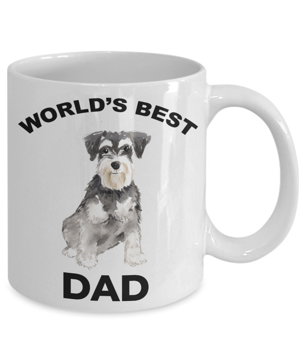 Miniature Schnauzer Best Dog Dad Coffee Mug