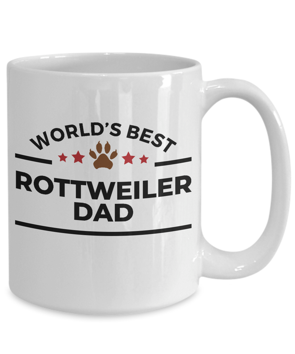 Rottweiler Best Dog Dad Ceramic Mug