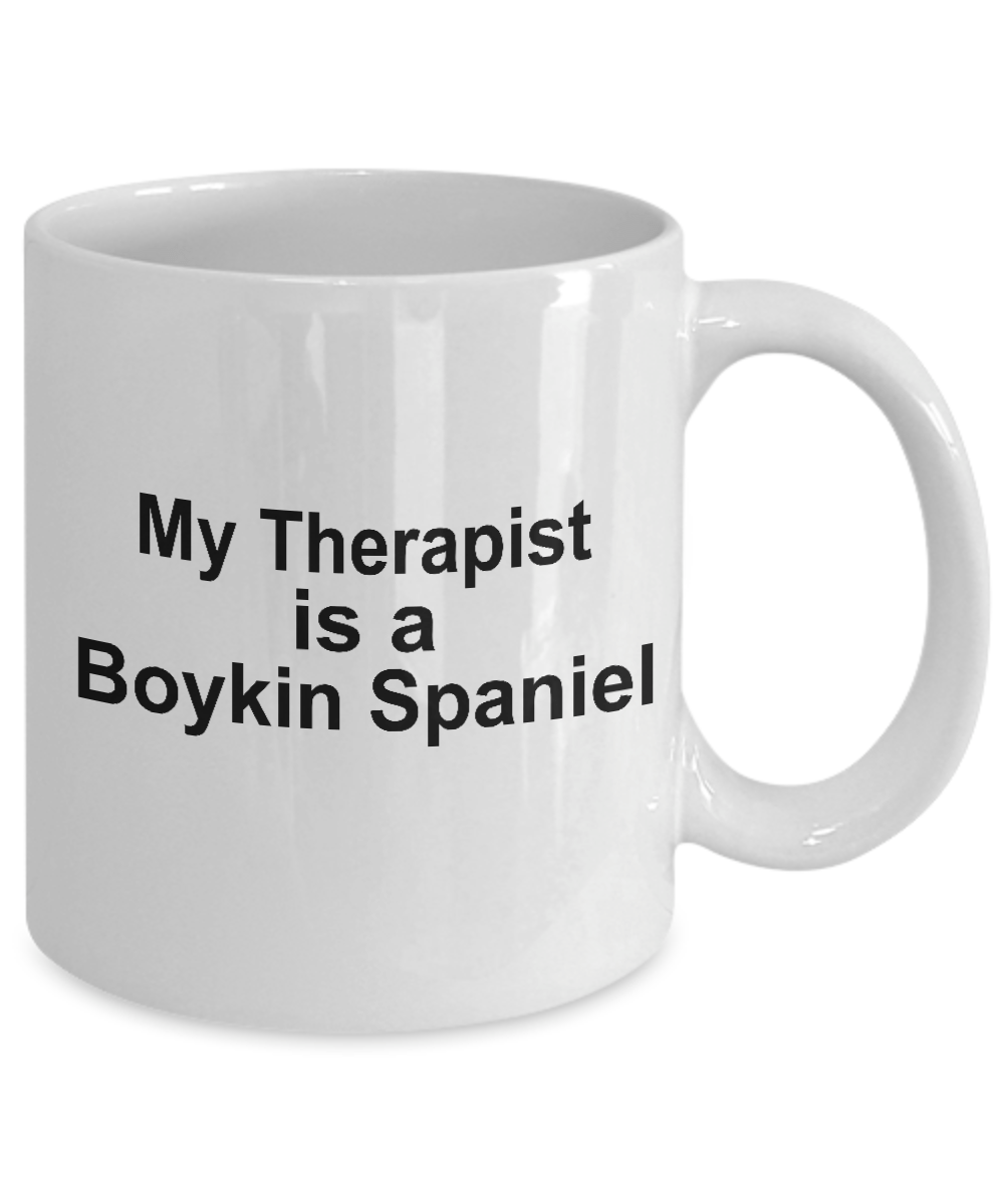 Boykin Spaniel Dog Owner Lover Funny Gift Therapist White Ceramic Coffee Mug