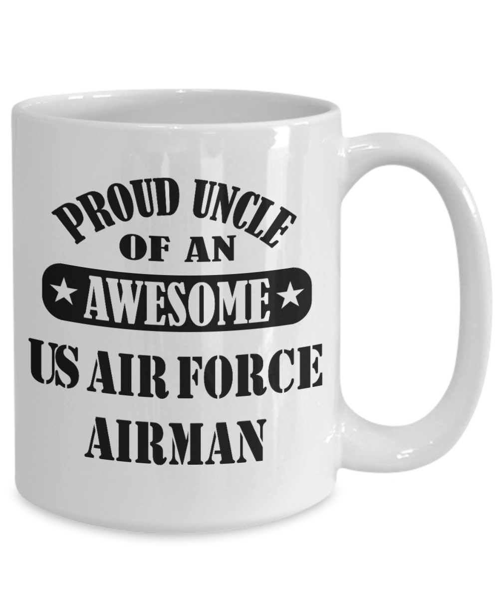US Air Force Airman Proud Uncle Coffee Mug