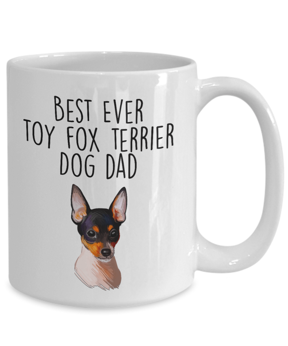 Toy Fox Terrier Dog Dad Coffee Mug