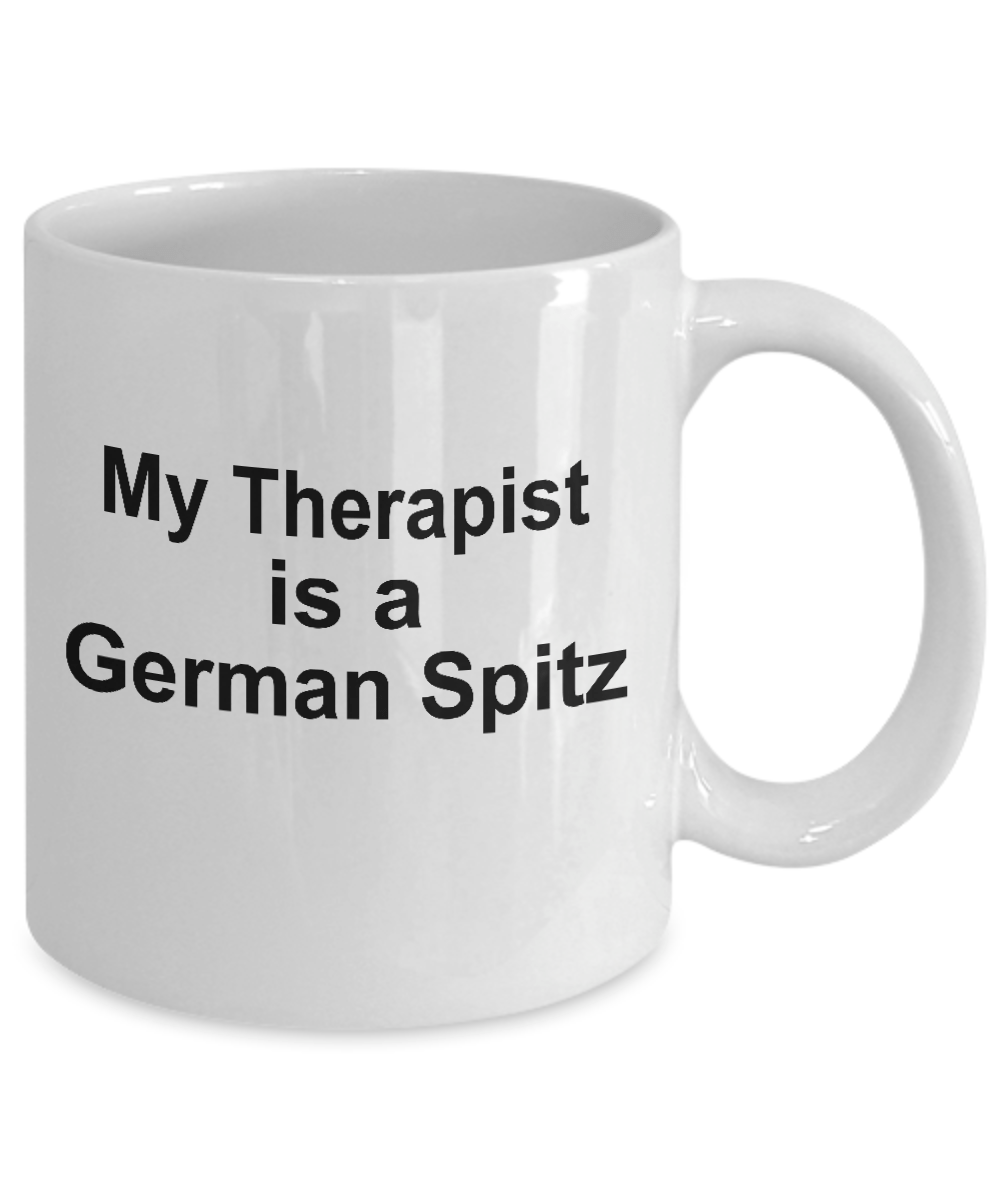 German Spitz Dog Owner Lover Funny Gift Therapist White Ceramic Coffee Mug