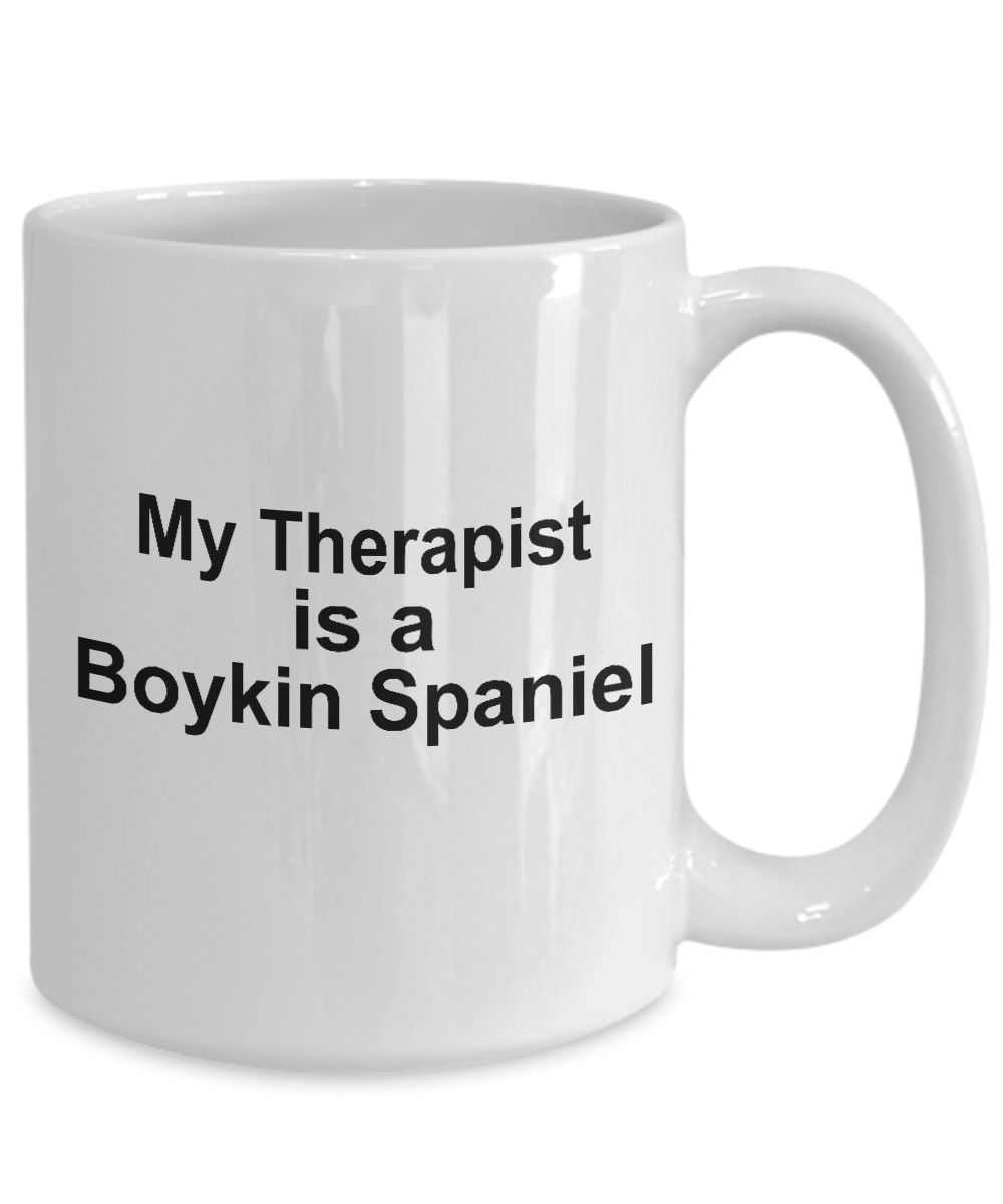 Boykin Spaniel Dog Owner Lover Funny Gift Therapist White Ceramic Coffee Mug