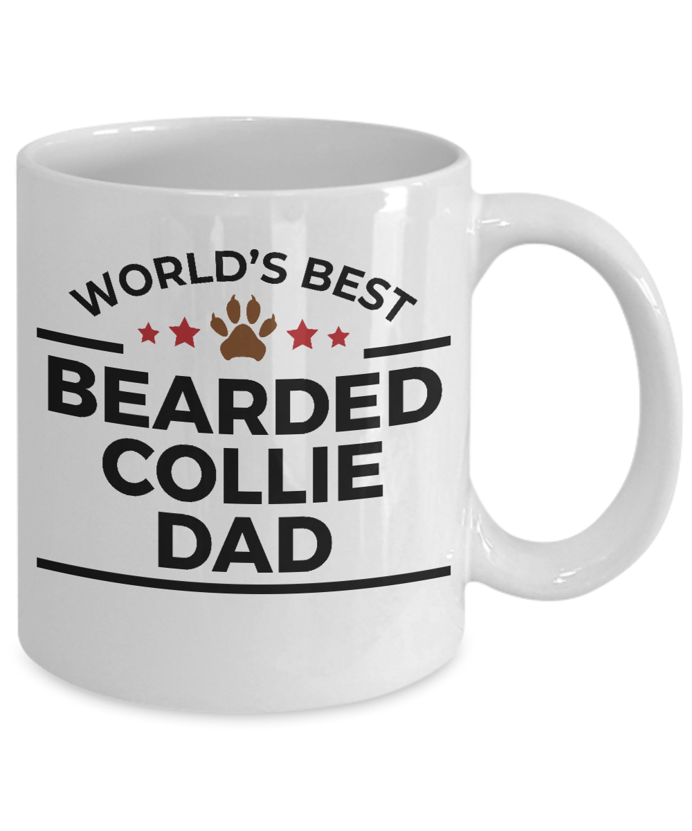 Bearded Collie Dog Dad Coffee Mug