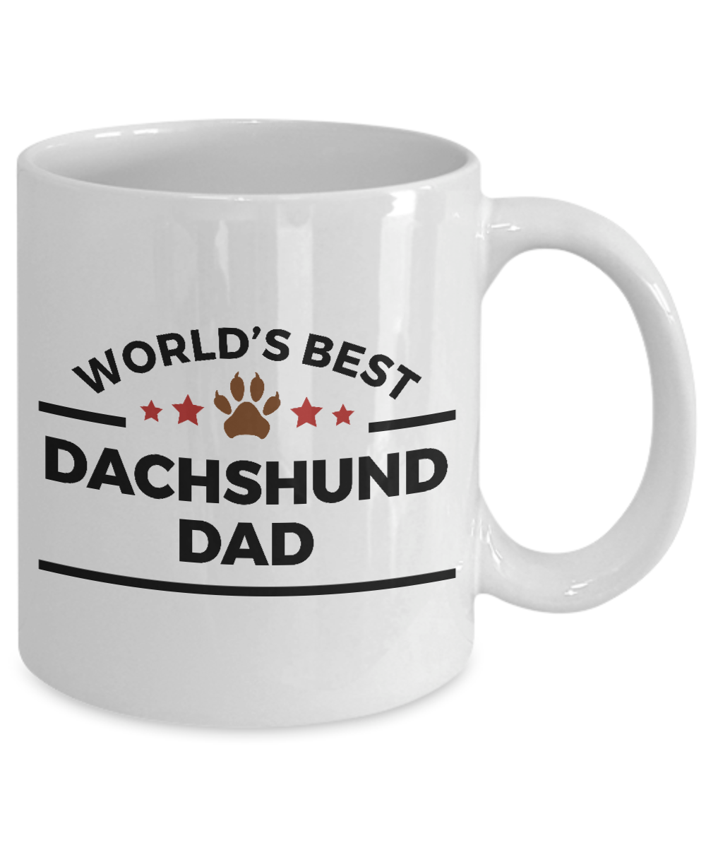 World's Best Dachshund Dad Ceramic Mug