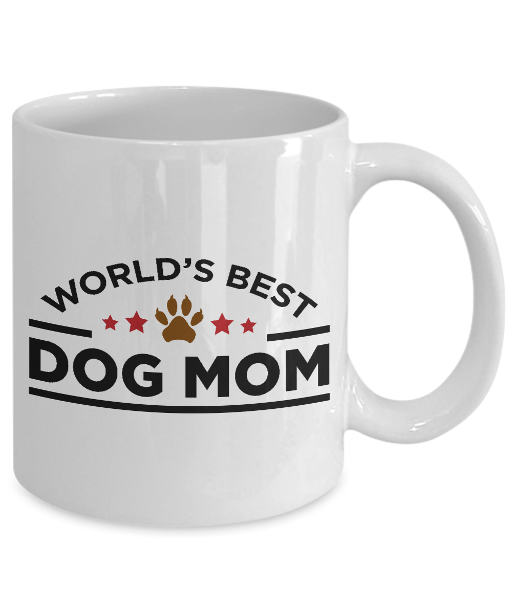 World's Best Dog Mom White Ceramic Mug